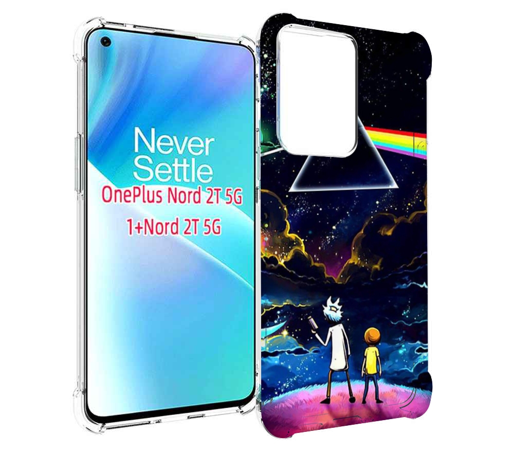 

Чехол MyPads рик и морти в космосе для OnePlus Nord 2T, Прозрачный, Tocco