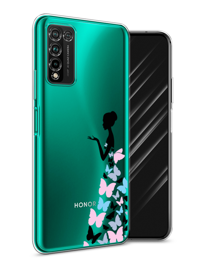 

Чехол Awog на Honor 10X Lite "Платье из бабочек", Белый;розовый, 6104650-1