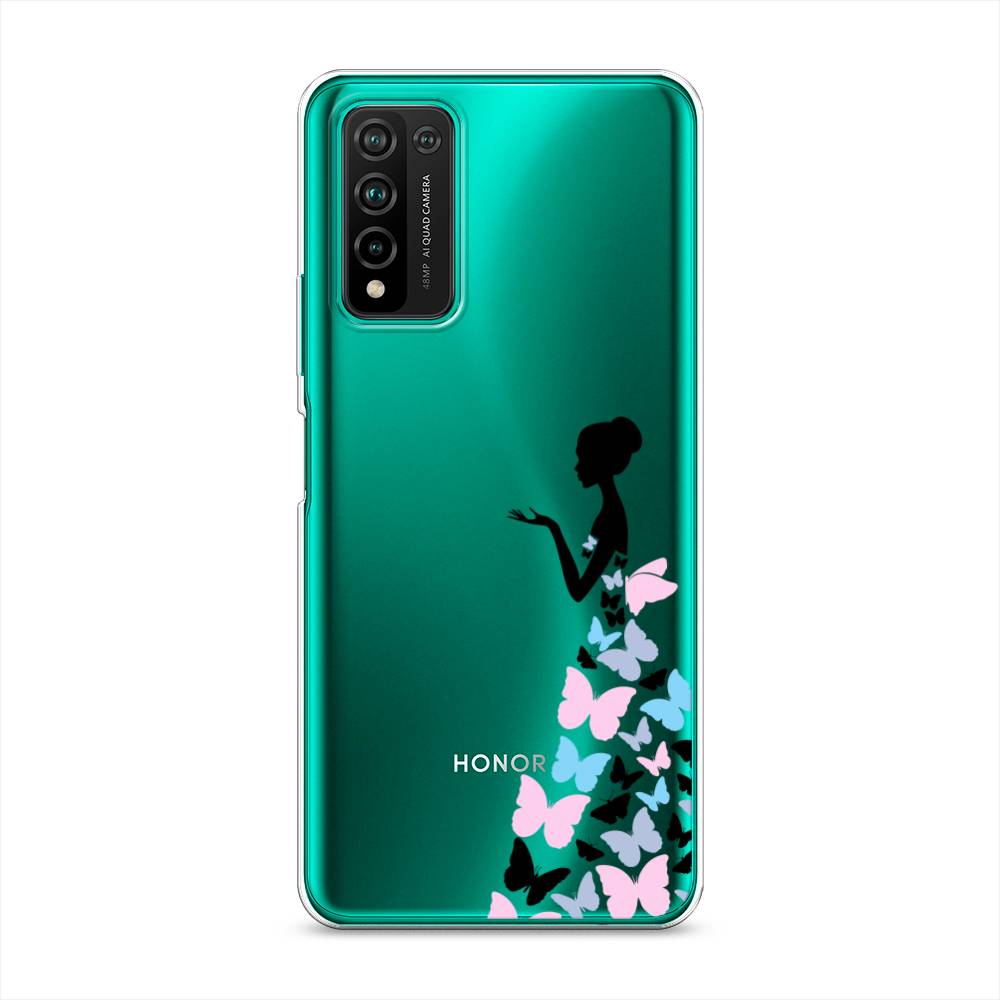 фото Чехол awog "платье из бабочек" для honor 10x lite