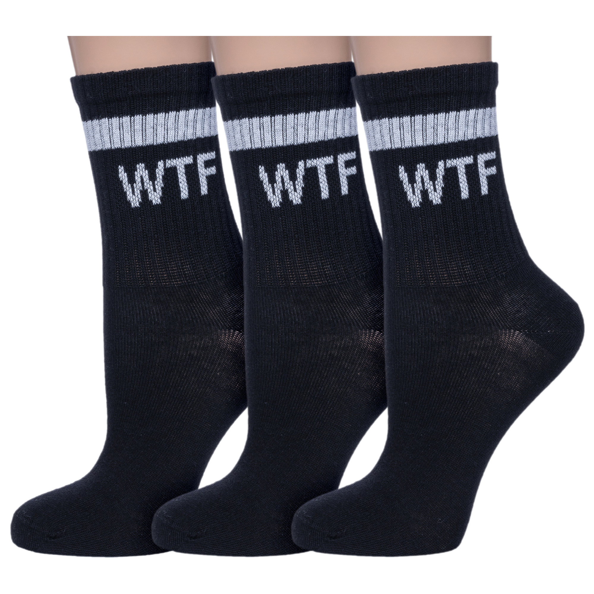 Комплект носков женских НАШЕ 3-422С53 черных 27