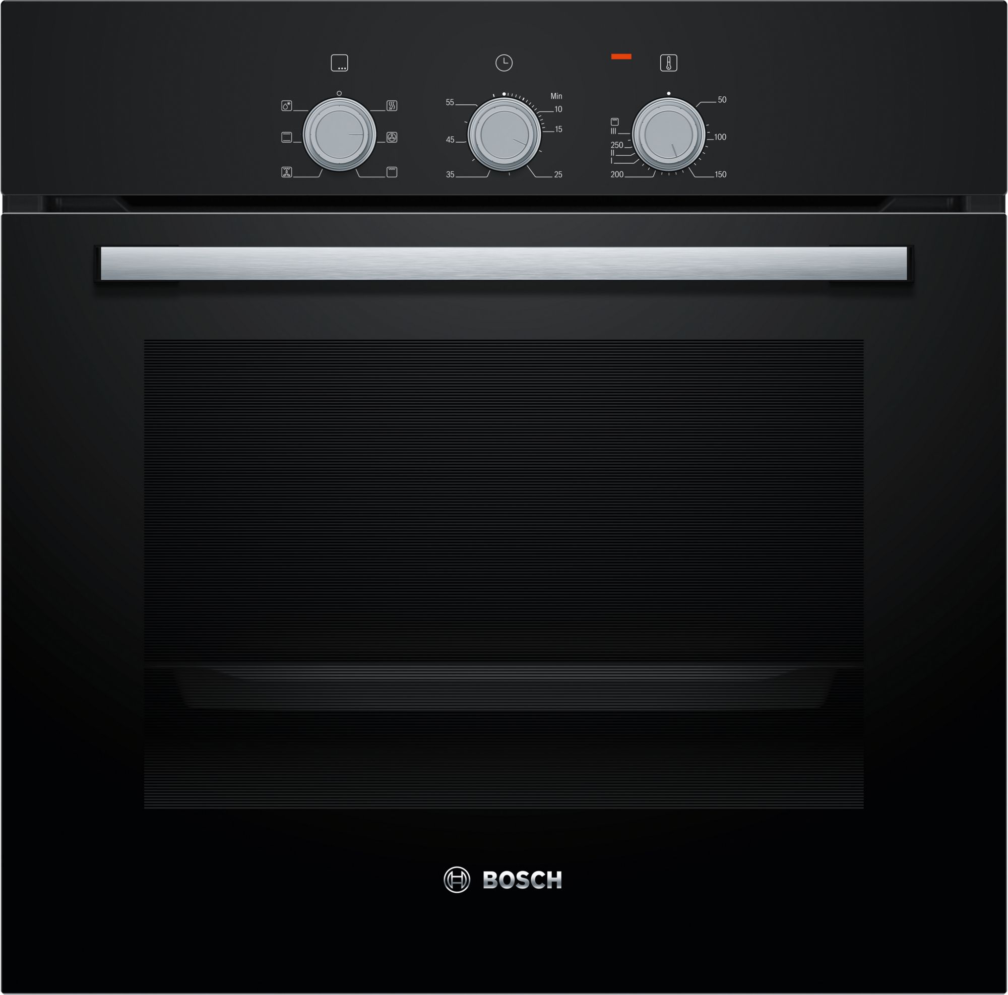 фото Встраиваемый электрический духовой шкаф bosch hbf011ba0q black