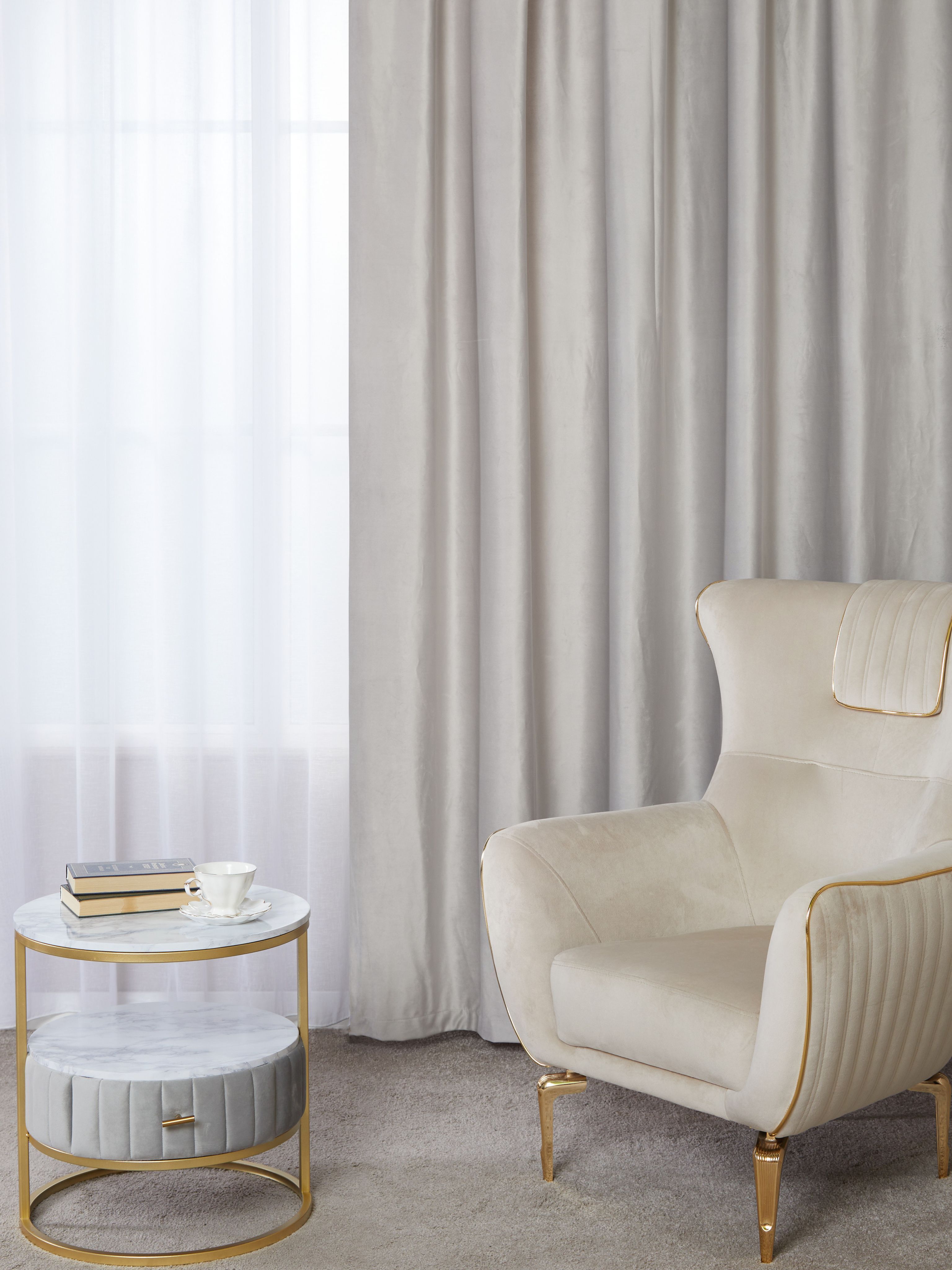 

Штора A&H Бархат 200x270 см на шторной ленте, 2velvet-1