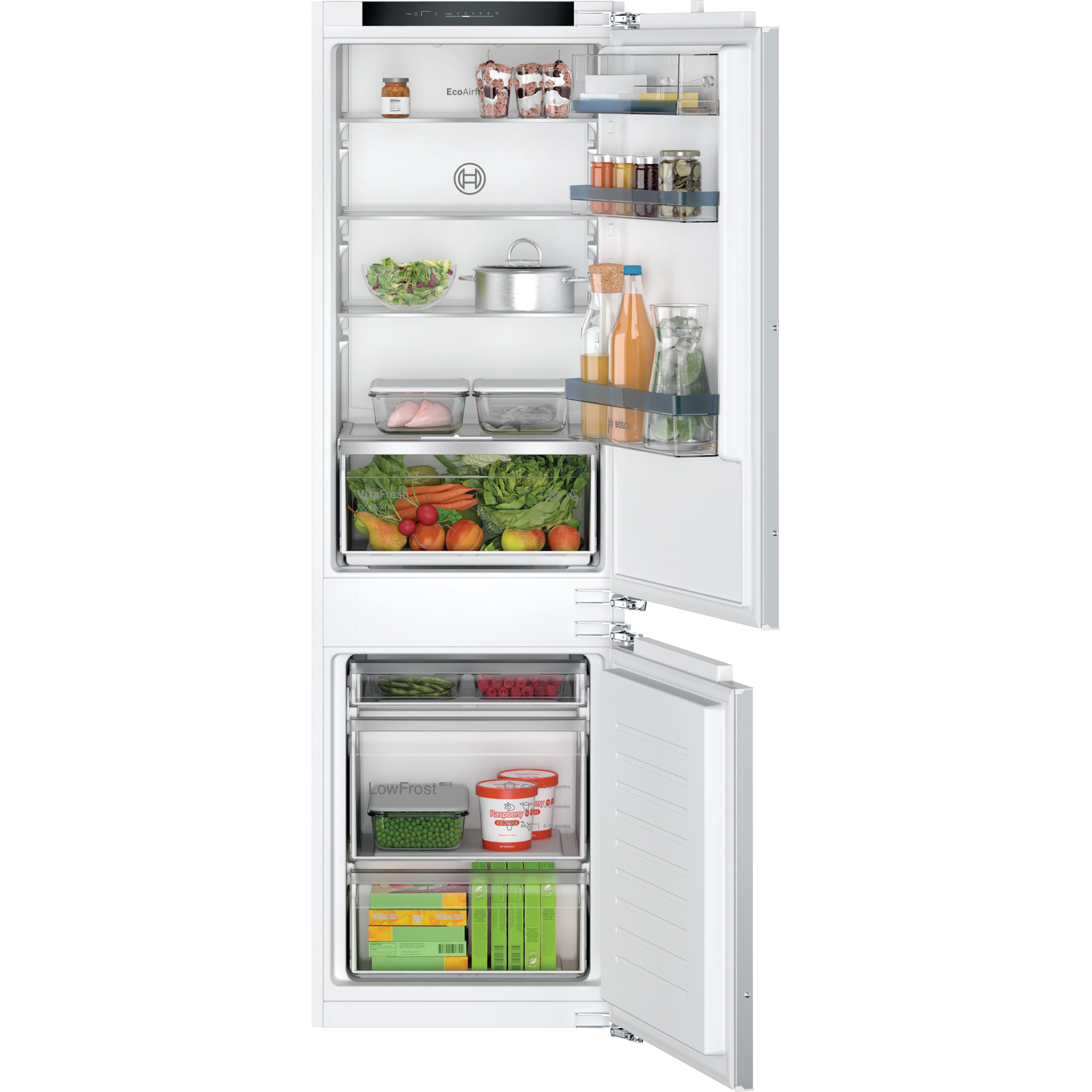 Встраиваемый холодильник Bosch KIV86VFE1 белый в ожидании дня рождения скоро день рождения календарь с наклейками белый