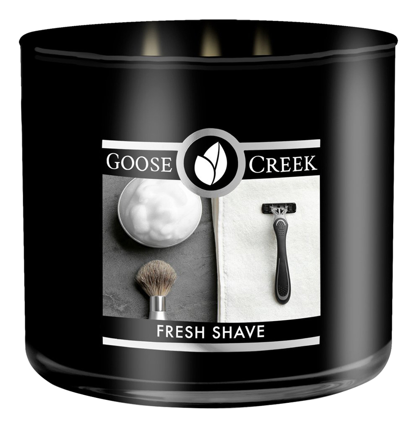 фото Ароматическая свеча goose creek fresh shave (свежее бритье) 411г