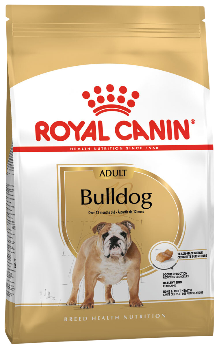 фото Сухой корм для собак royal canin bulldog adult, английский бульдог 2шт по 12кг