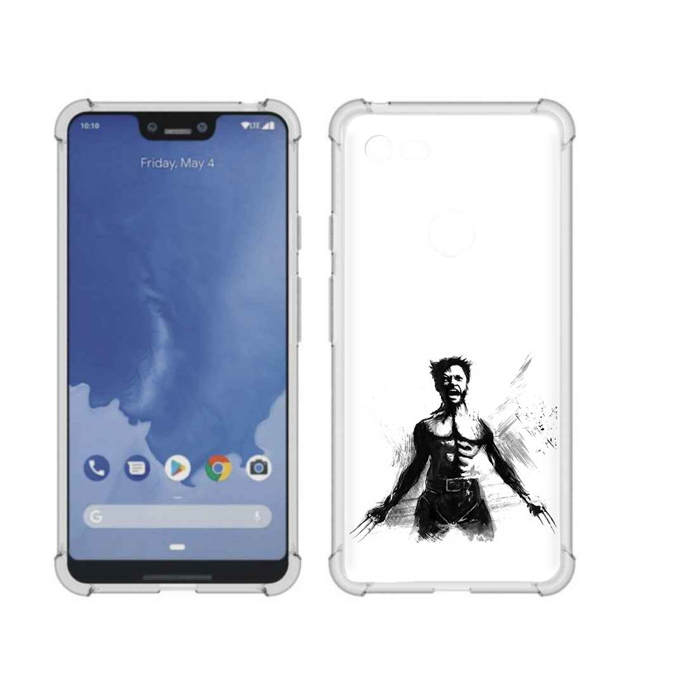 

Чехол MyPads Tocco для Google Pixel 3 XL росомаха, Прозрачный, Tocco