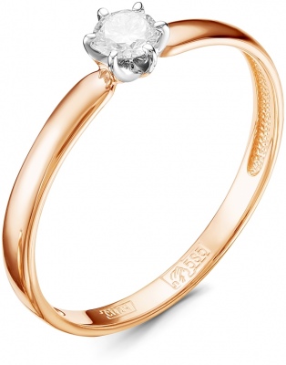 

Кольцо из красного золота с бриллиантом р. 17 Klondike 01-00593-02-001-01-01, 01-00593-02-001-01-01