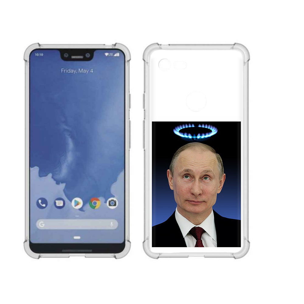 

Чехол MyPads Tocco для Google Pixel 3 XL святой газ, Прозрачный, Tocco