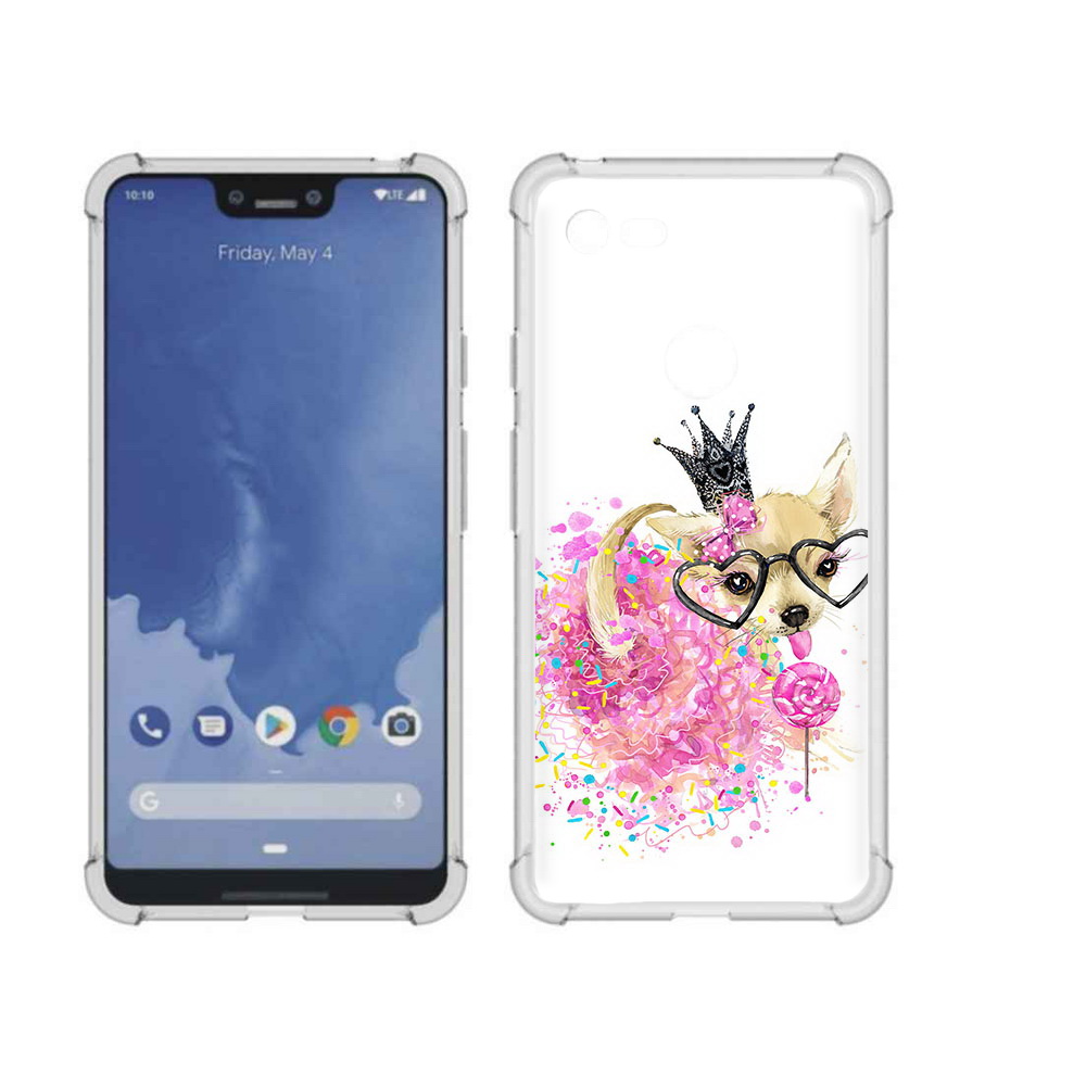 

Чехол MyPads Tocco для Google Pixel 3 XL сладкая принцесса, Прозрачный, Tocco