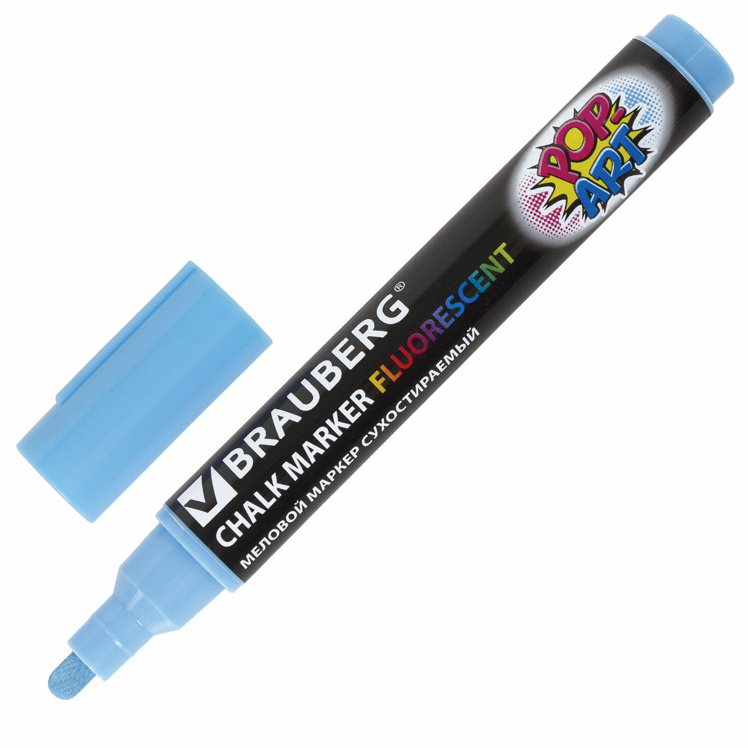 

Brauberg "Pop-Art", сухостираемый, для гладких поверхностей, 5 мм, голубой