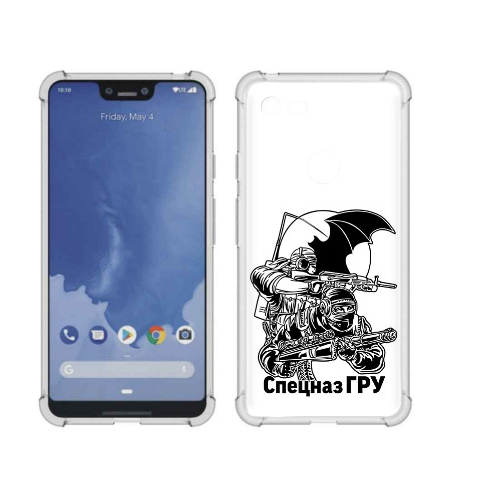 

Чехол MyPads Tocco для Google Pixel 3 XL спецназ гру, Прозрачный, Tocco