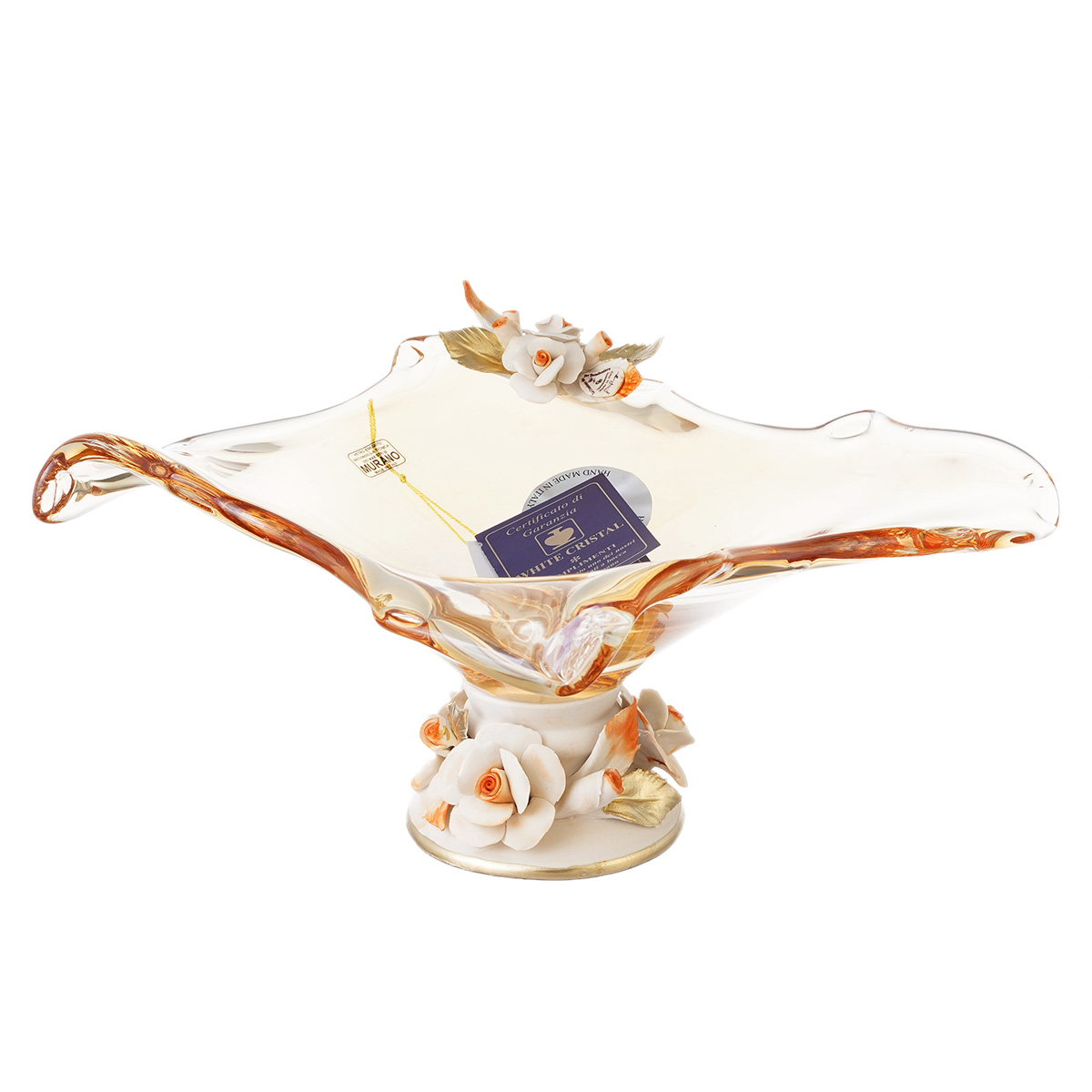 

Фруктовница White Cristal Янтарь