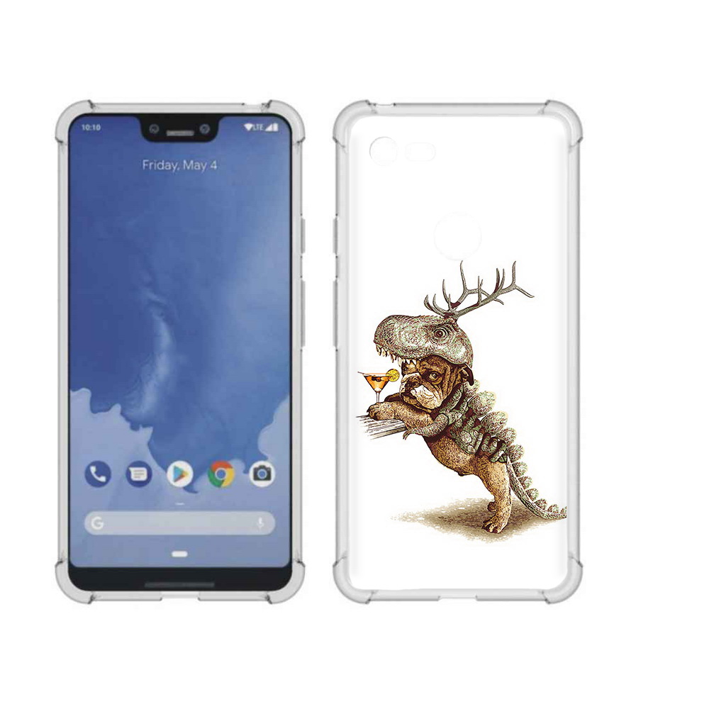 

Чехол MyPads Tocco для Google Pixel 3 XL тематическая вечеринка, Прозрачный, Tocco