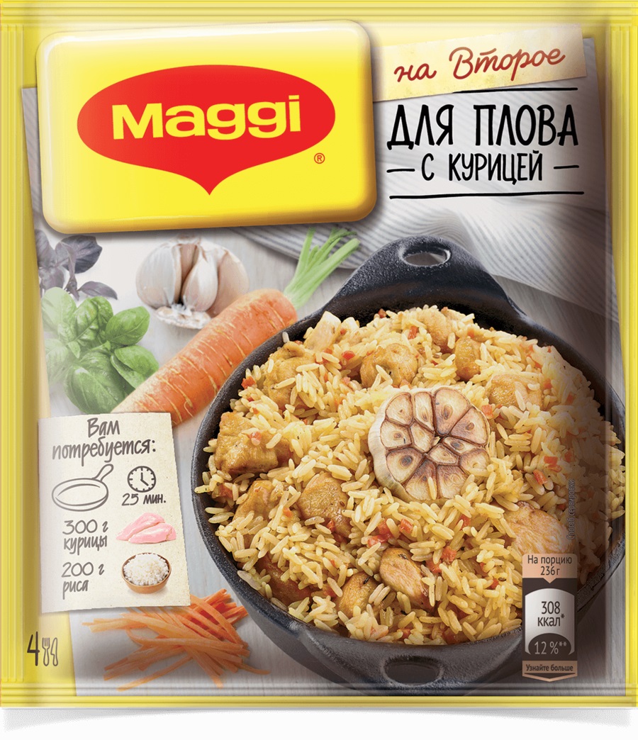 

Смесь Maggi на второе для плова с курицей 24 г