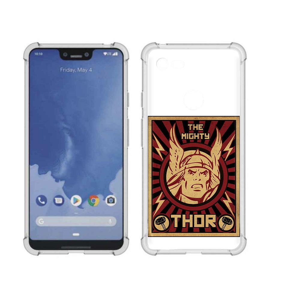 

Чехол MyPads Tocco для Google Pixel 3 XL тор лицо, Прозрачный, Tocco