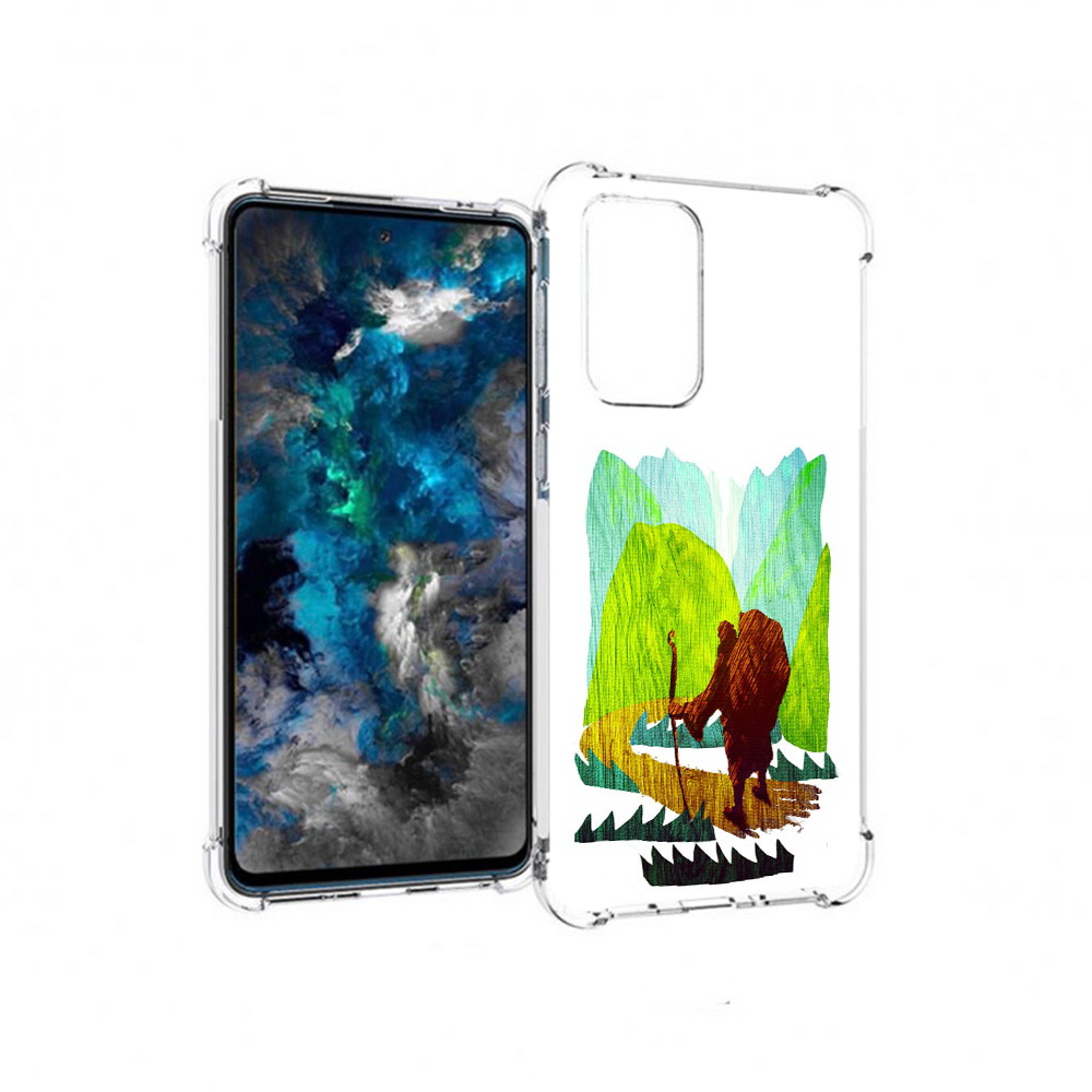 

Чехол MyPads Tocco для Samsung Galaxy A33 5G Лесная тропа, Прозрачный, Tocco