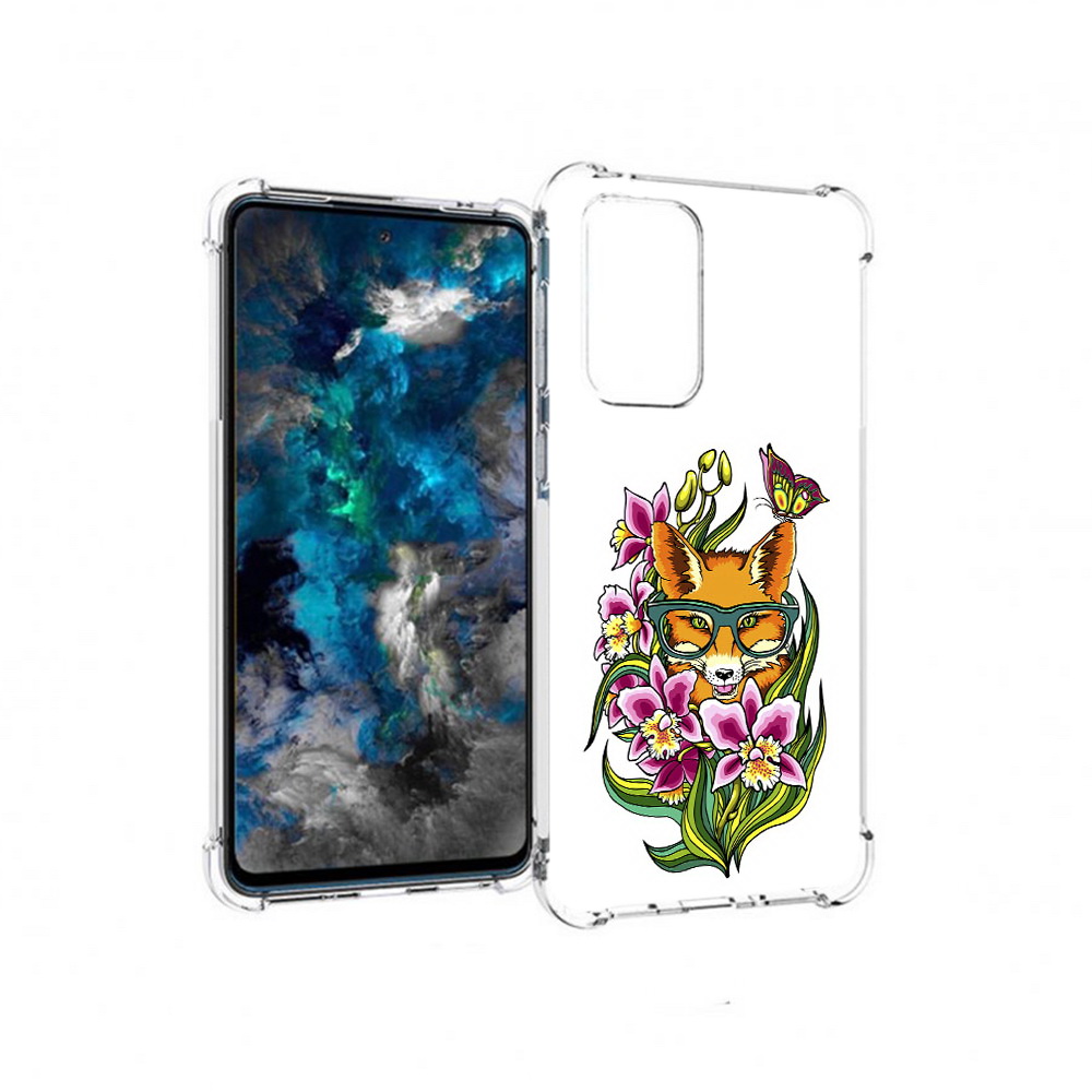 

Чехол MyPads Tocco для Samsung Galaxy A33 5G Лиса в цветах, Прозрачный, Tocco