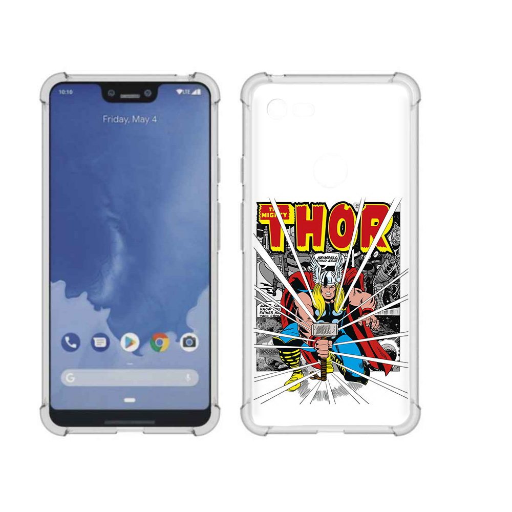 

Чехол MyPads Tocco для Google Pixel 3 XL тор рисунок, Прозрачный, Tocco