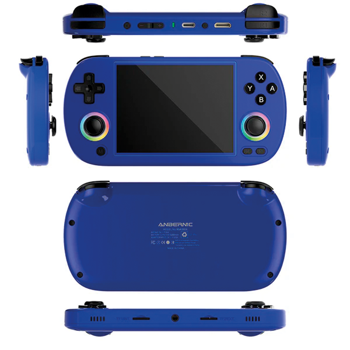

Приставка 8/16bit Anbernic RG40XX H для мультиплатформа, 5000 игр, Синий, RG40XX H