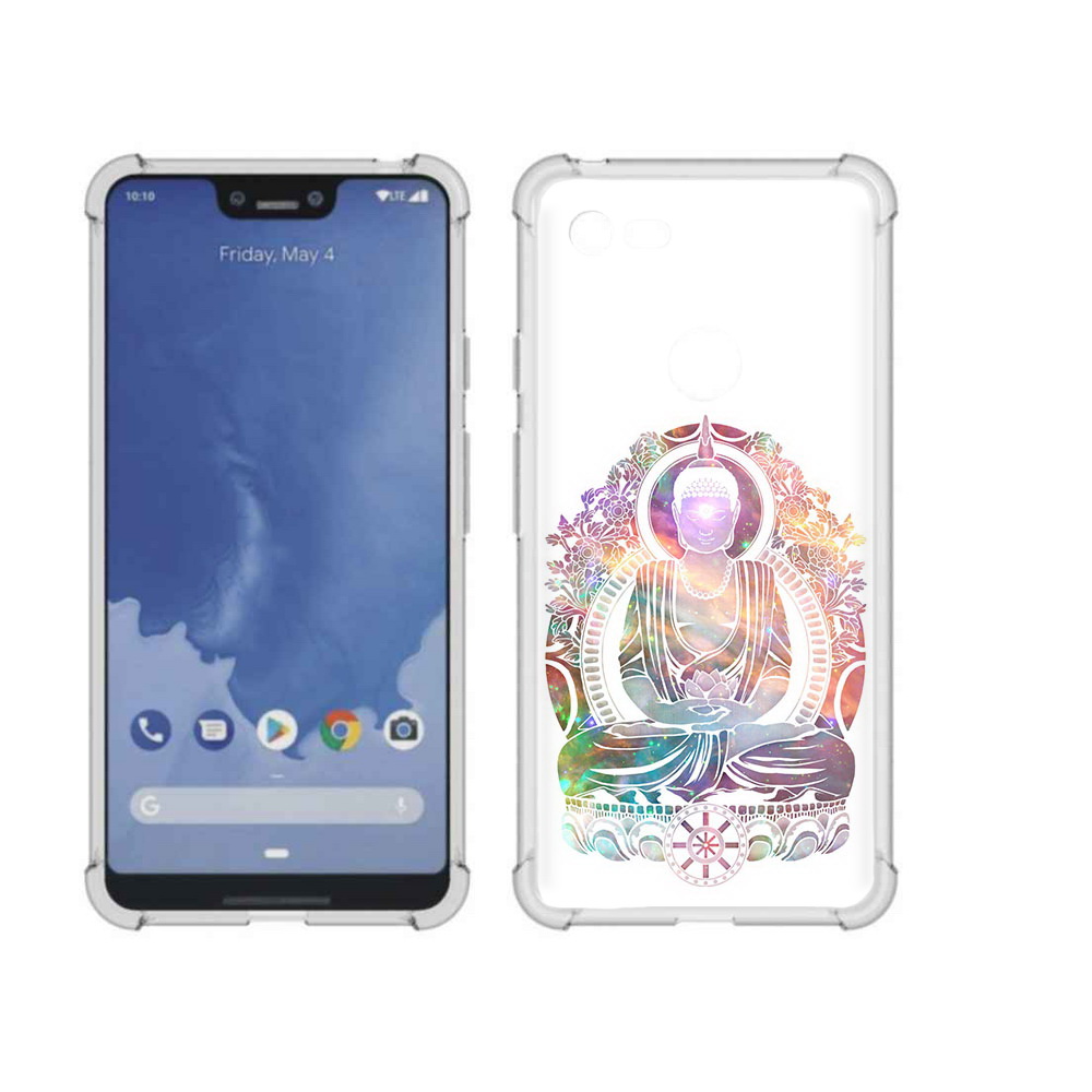 

Чехол MyPads Tocco для Google Pixel 3 XL умный мужчина абстракция, Прозрачный, Tocco