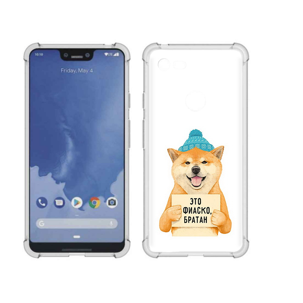 

Чехол MyPads Tocco для Google Pixel 3 XL фиаско, Прозрачный, Tocco