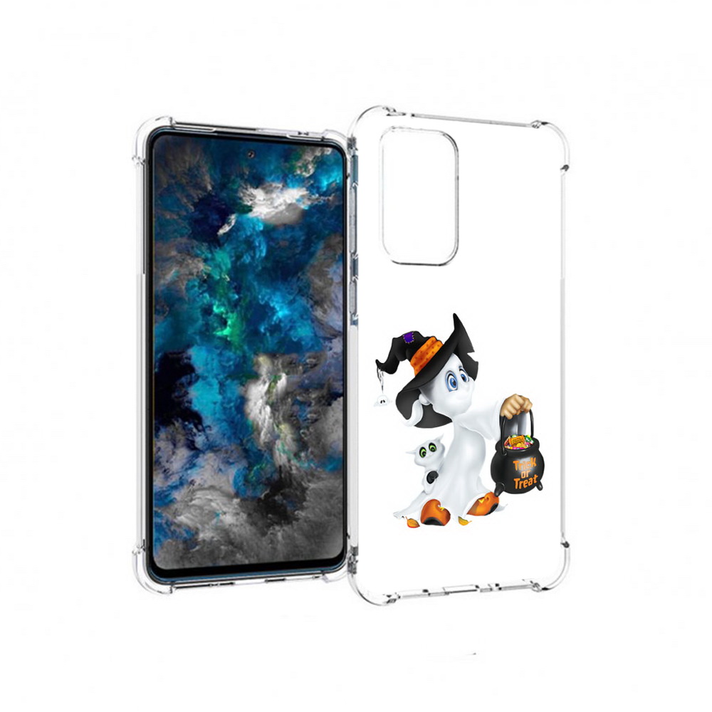 

Чехол MyPads Tocco для Samsung Galaxy A33 5G Маленький призрак, Прозрачный, Tocco