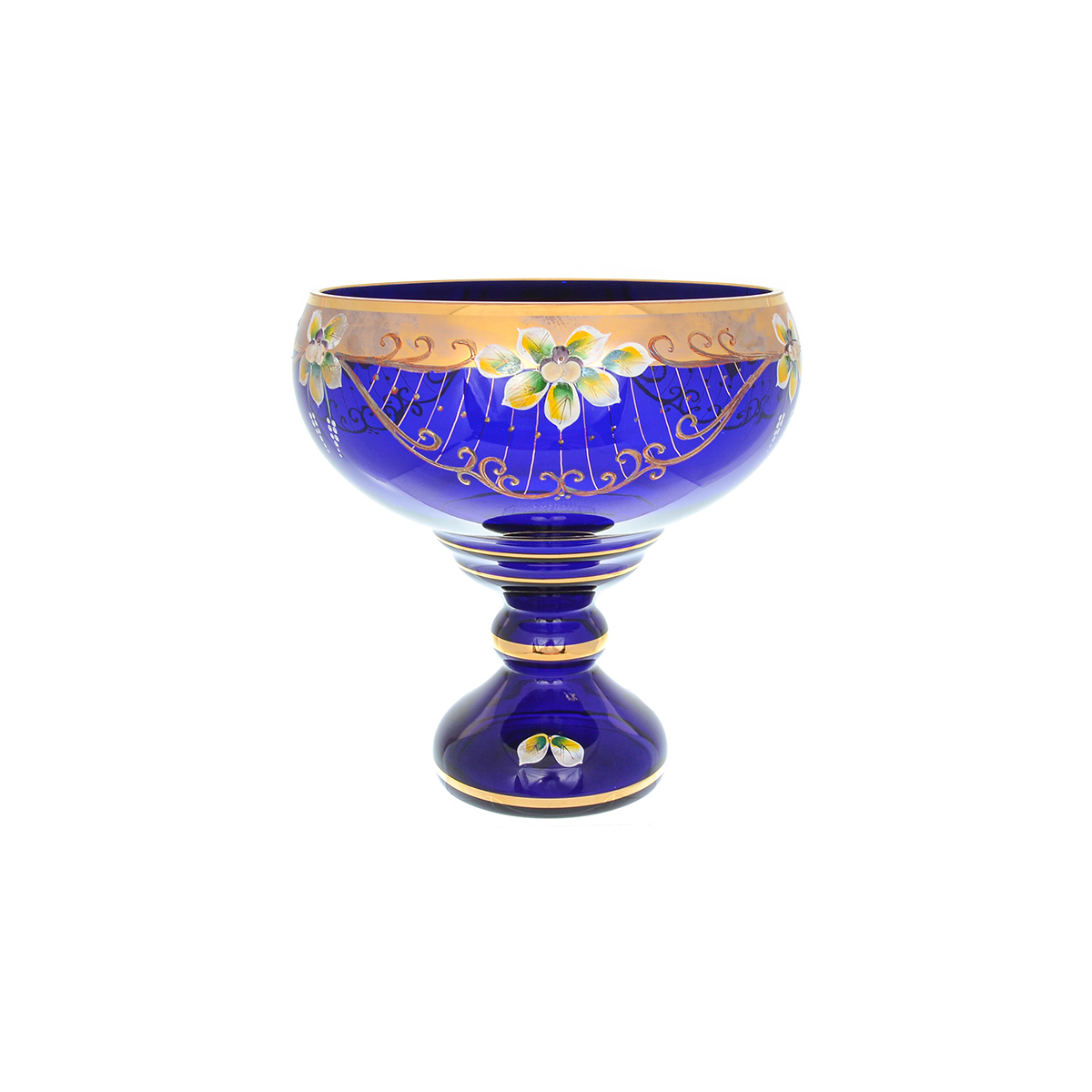 

Фруктовница синяя Bohemia Star Crystal 26 см