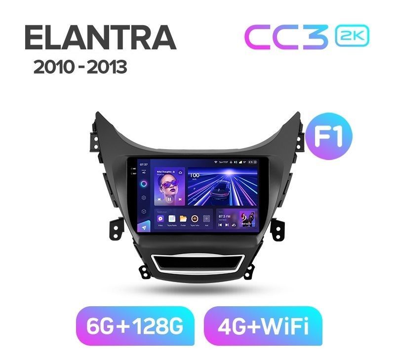 Магнитола TEYES HYUNDAI ELANTRA 2010-2013 г CC3 2K 6128ГБ 4289000₽