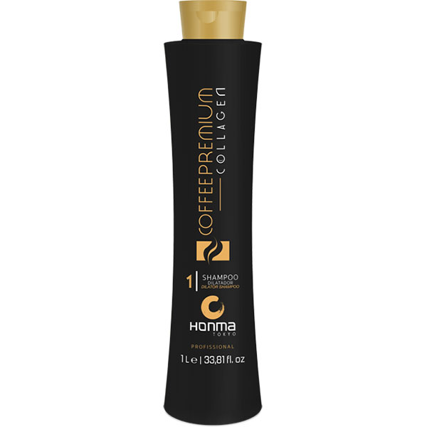 Шампунь Honma Coffee Premium Collagen Dilator Shampoo подготавливающий 1000 мл подготавливающий шампунь dilator shampoo coffee premium collagen шаг 1 64126 1000 мл