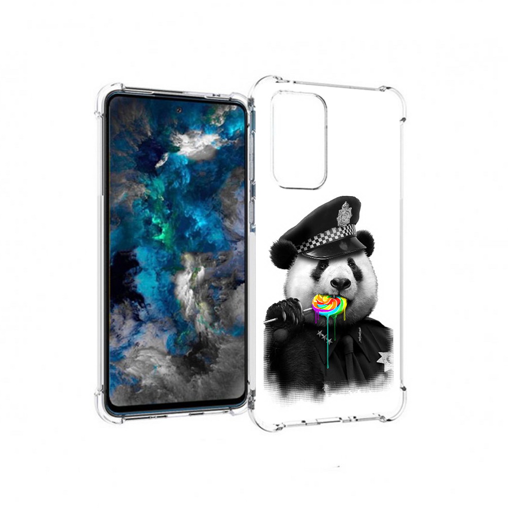 

Чехол MyPads Tocco для Samsung Galaxy A33 5G Панда полиция, Прозрачный, Tocco