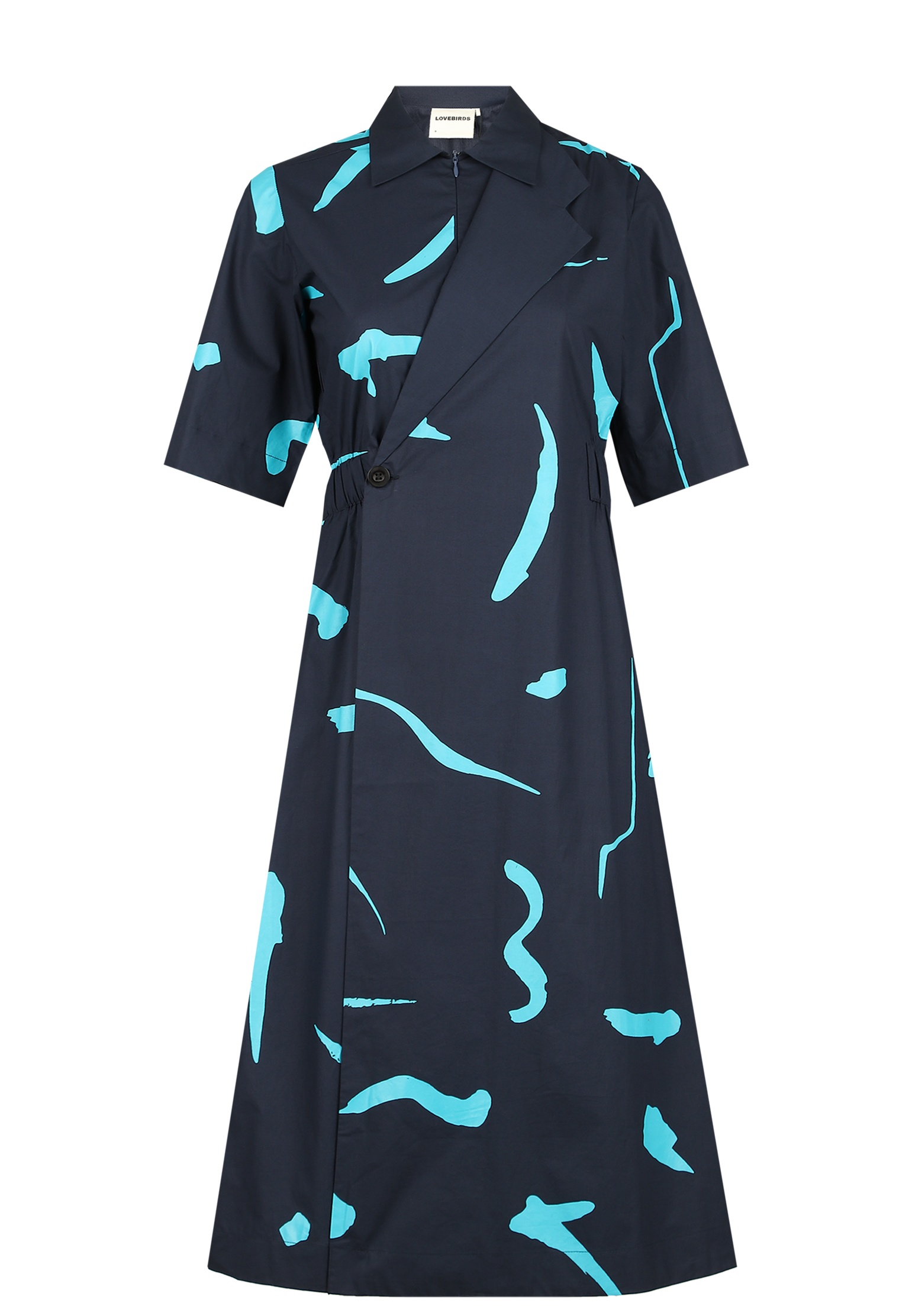 Платье женское LOVEBIRDS 139055 синее XL