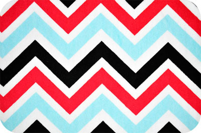 

Ткань полиэстер PEPPY CHEVRONS & ZIGZAGS CUDDLE 48х48 см turq/red/black, Разноцветный