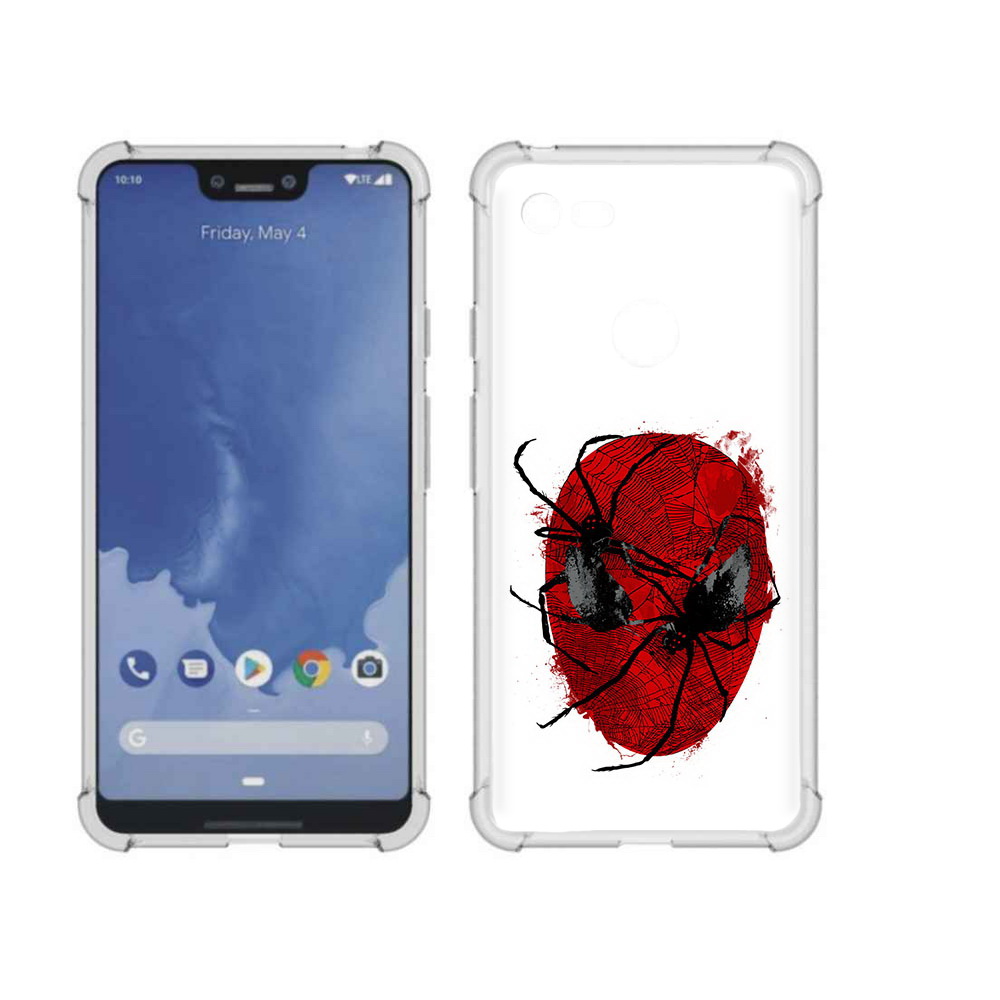 

Чехол MyPads Tocco для Google Pixel 3 XL человек паук, Прозрачный, Tocco