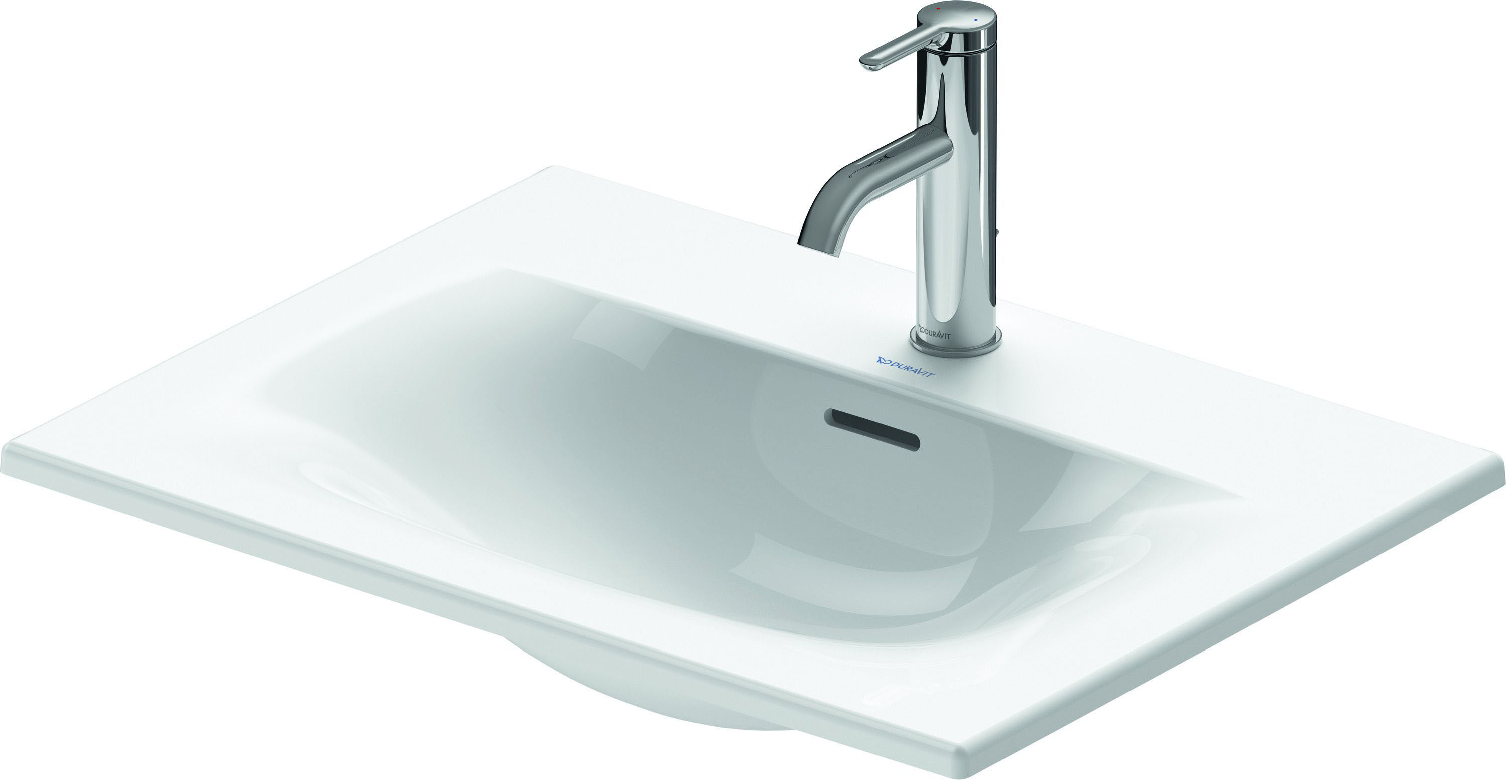 

Умывальник встраиваемый Duravit Viu 600х450 мм 0385600058 белый