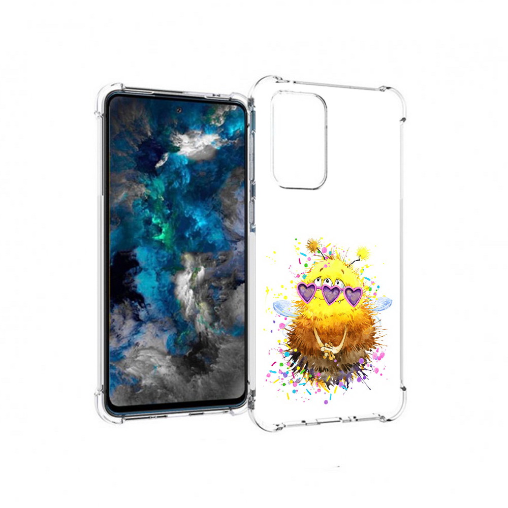 

Чехол MyPads Tocco для Samsung Galaxy A33 5G Пушитый шмель, Прозрачный, Tocco