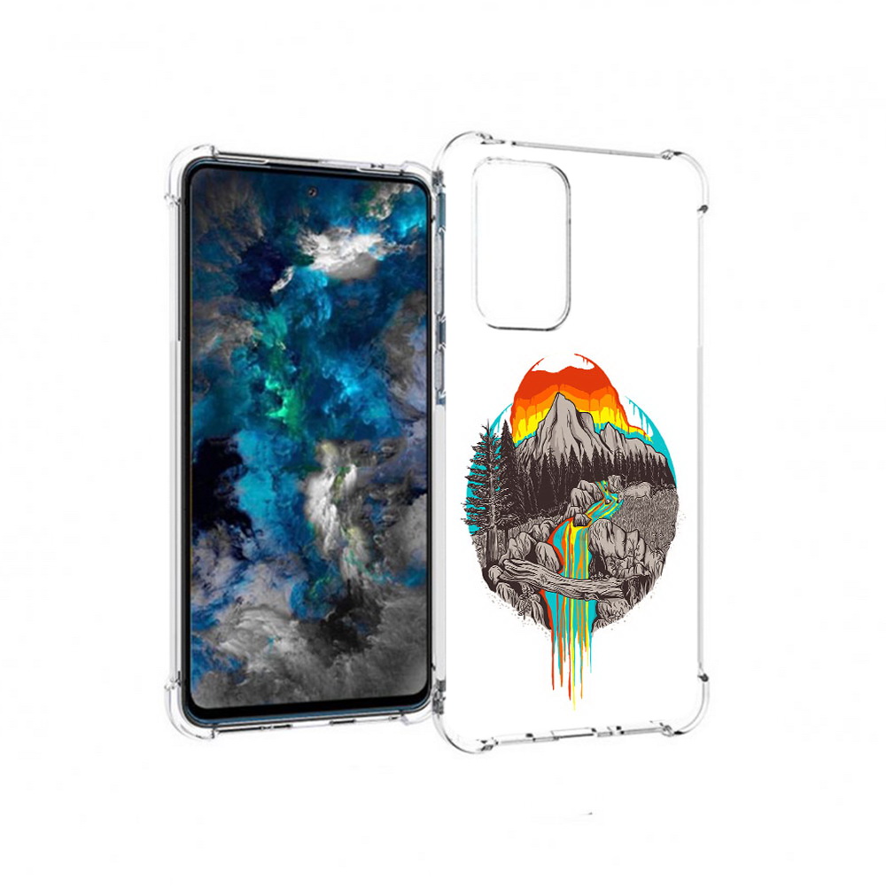 

Чехол MyPads Tocco для Samsung Galaxy A33 5G Радужный водопад, Прозрачный, Tocco