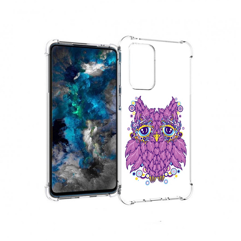 

Чехол MyPads Tocco для Samsung Galaxy A33 5G Розовая сова, Прозрачный, Tocco