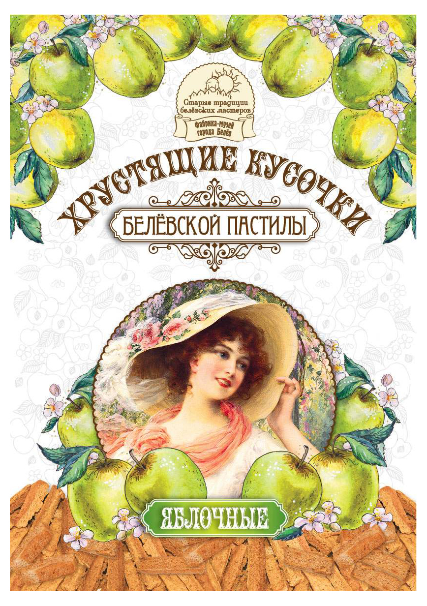 

Хрустящие кусочки Белевская Пастила яблочные 50 г