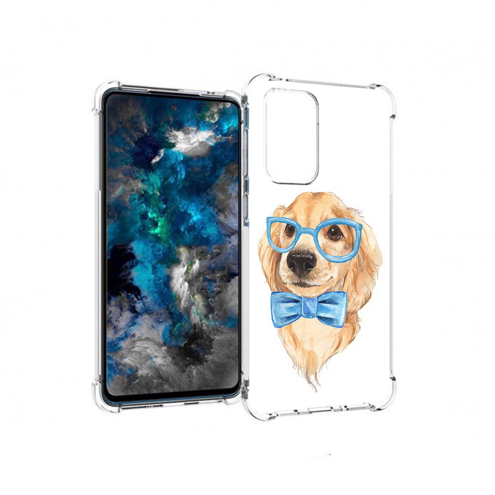 

Чехол MyPads Tocco для Samsung Galaxy A33 5G Собака интеллигент, Прозрачный, Tocco