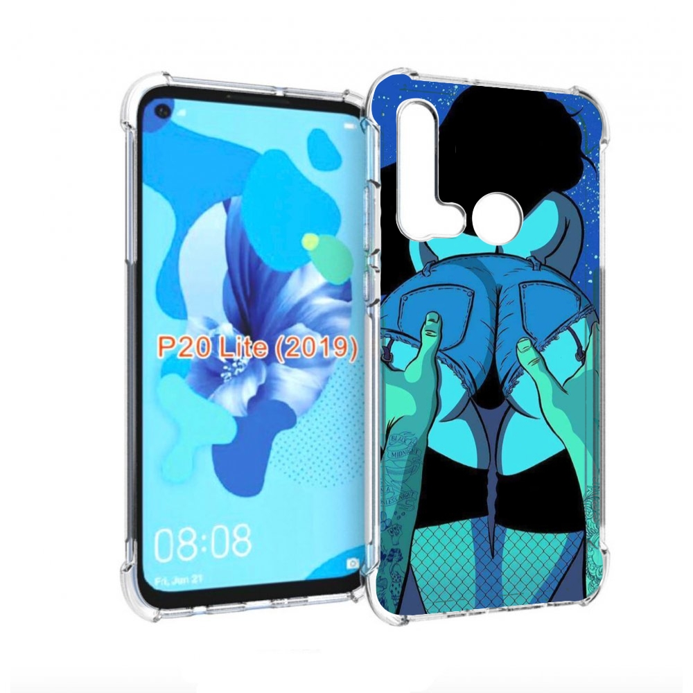 

Чехол бампер MyPads любитель потрогать для Huawei P20 Lite (2019, Прозрачный, Tocco