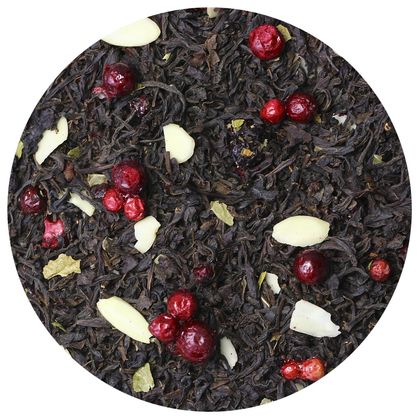 

Черный чай Брусника с миндалем, 100 г, Черный чай Брусника с миндалем