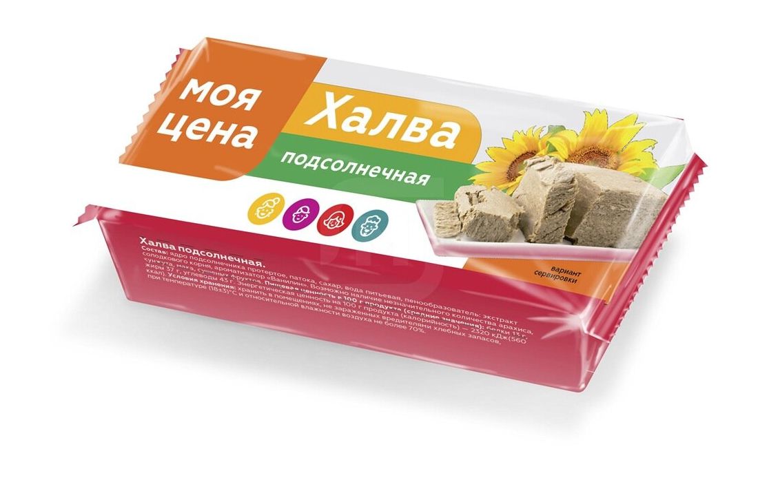 

Халва Моя цена подсолнечная 250 г
