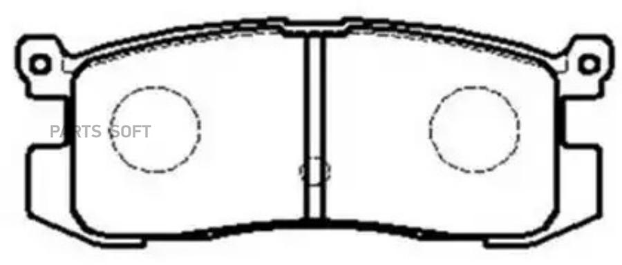 

Тормозные колодки HSB дисковые для Mazda 626, Capella HP8239