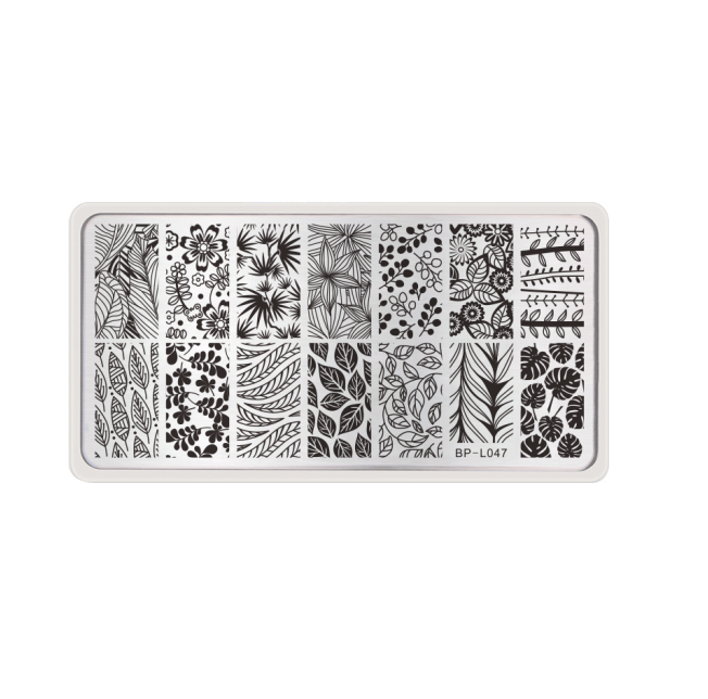 

Born Pretty, Пластина для стемпинга 12*6 см 36305 BP-L047, 1 шт