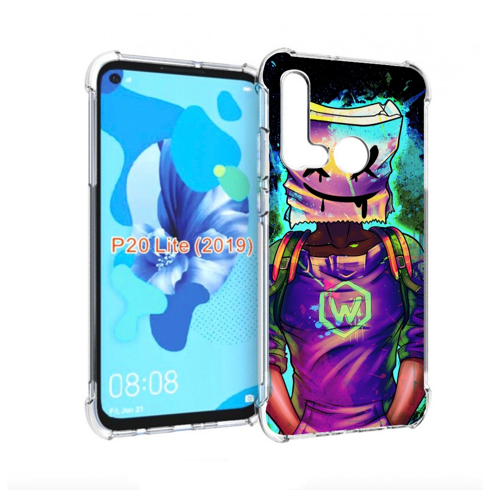 

Чехол бампер MyPads маршмеллоу-глитч для Huawei P20 Lite (2019), Прозрачный, Tocco
