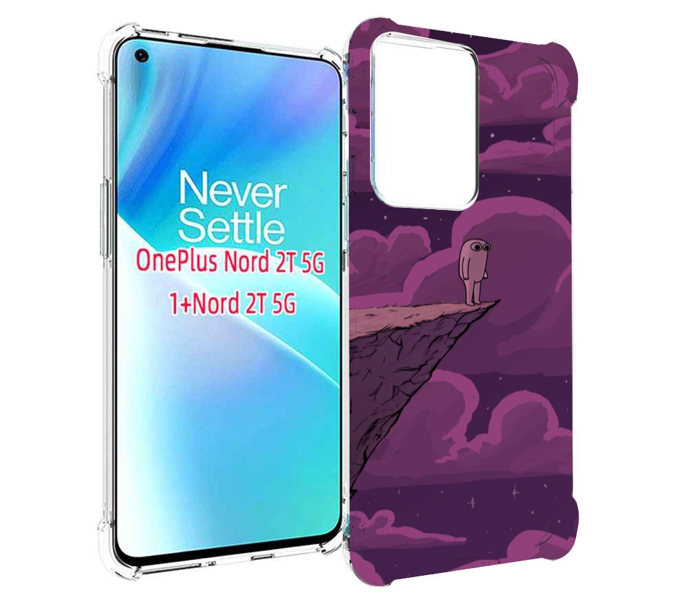 

Чехол MyPads розовая-фасолька для OnePlus Nord 2T, Прозрачный, Tocco