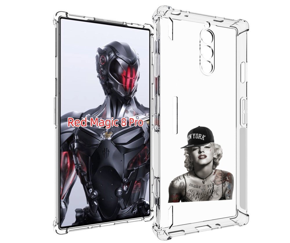 

Чехол MyPads Мерлин Монро с тату женский для ZTE Nubia Red Magic 8 Pro / Red Magic 8 Pr..., Tocco