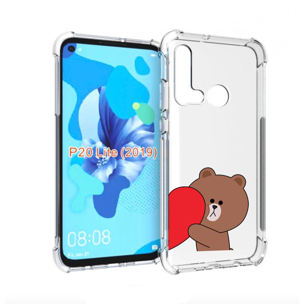 

Чехол бампер MyPads медвежонок детский для Huawei P20 Lite (2019, Прозрачный, Tocco