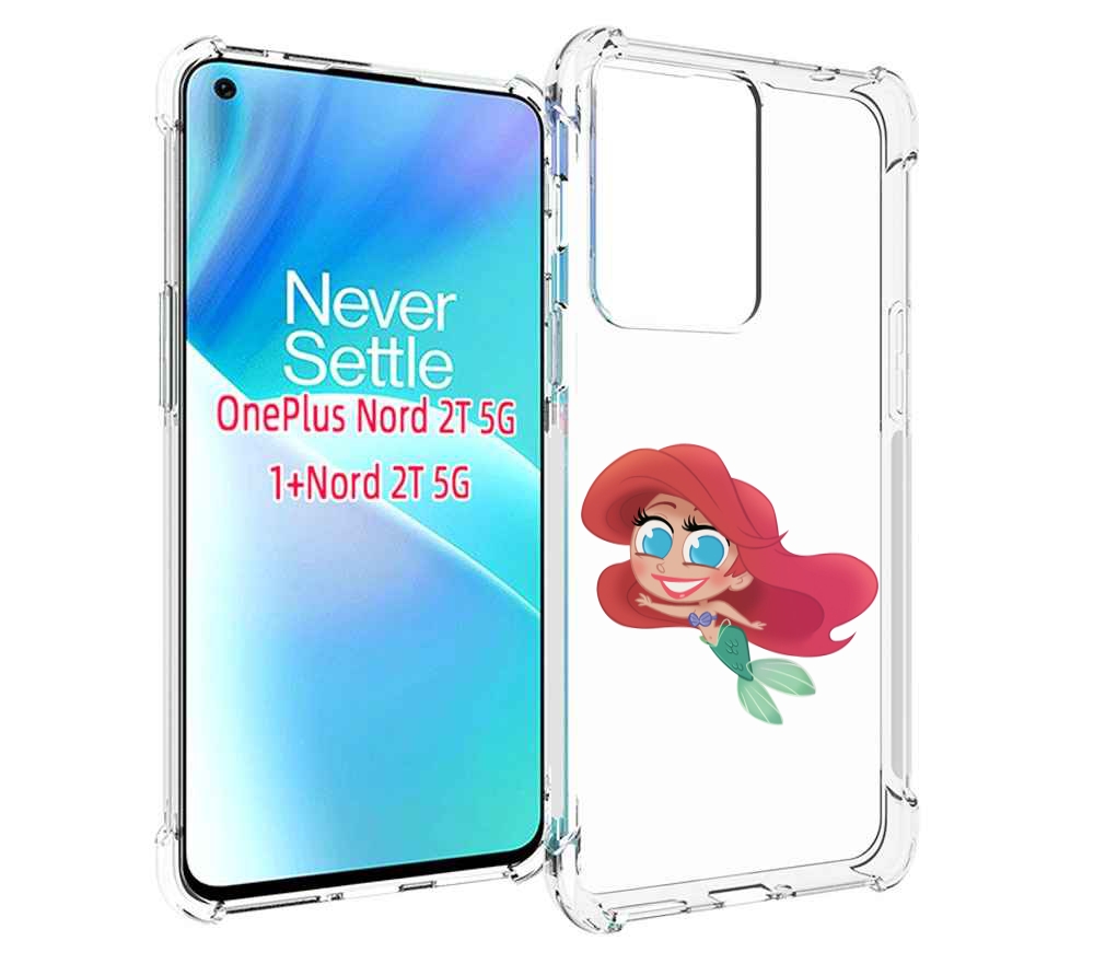 

Чехол MyPads русалка-мулатка для OnePlus Nord 2T, Прозрачный, Tocco