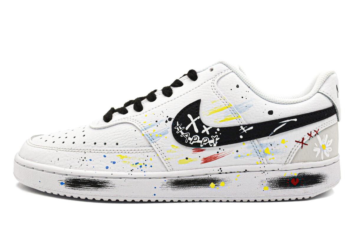 

Кеды унисекс Nike Court Vision Low белые 40.5 EU, Белый, Court Vision Low